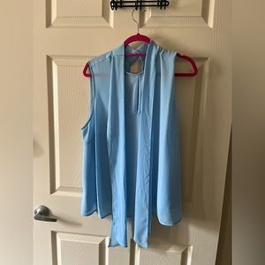 Eloquii Baby Blue blouse size 18